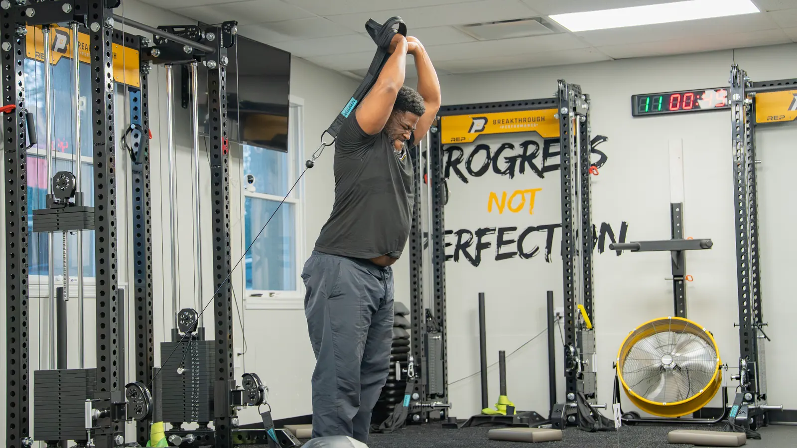 Athlete training at Breakthrough Performance