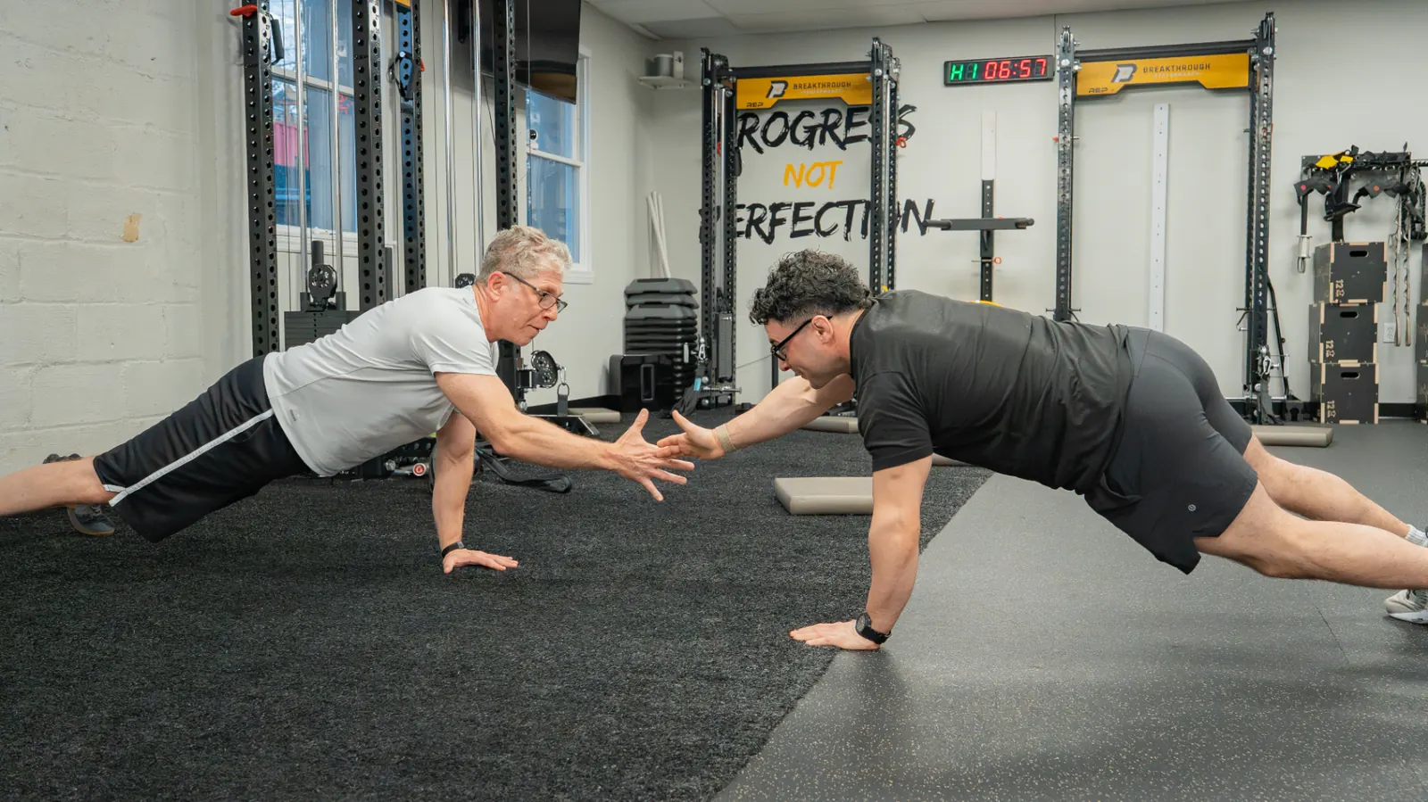 Athlete training at Breakthrough Performance